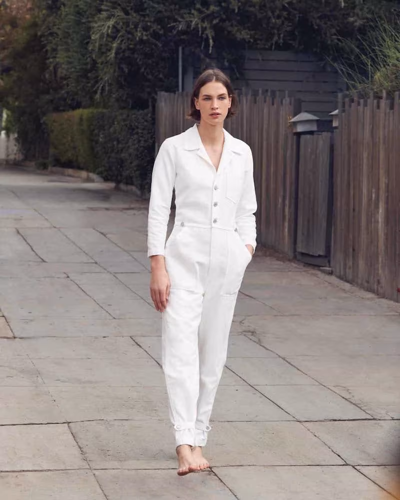 TRAVE Giselle Button-Front Boilersuit