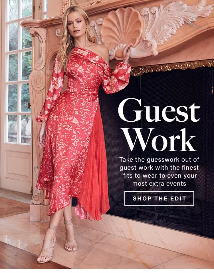 Guest Work: Everything to Wear When the Invites Start Rolling In