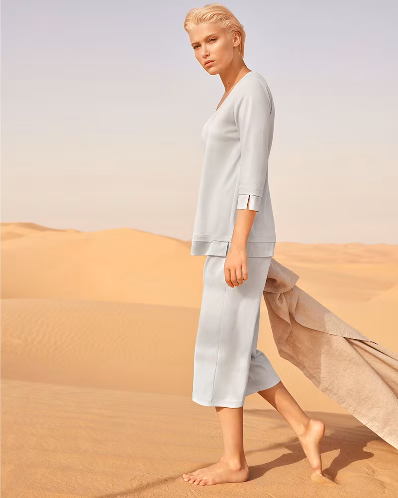 Hanro Lamia 3 4-Sleeve Pajama Set