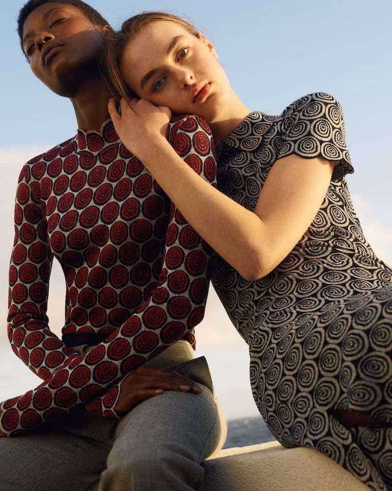 Paco Rabanne Hypnotical-Print Top