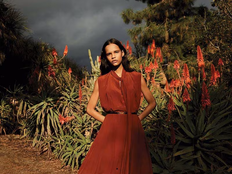 Victoria Beckham Scarf-Neck Sleeveless Crepe De Chine Silk