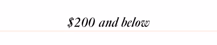 $200 AND BELOW