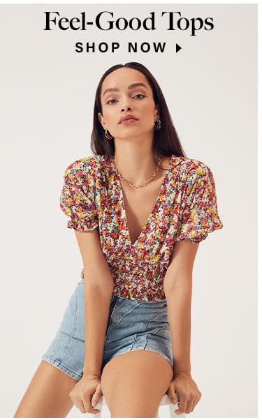 Looks We Love: Spring Cleaning: Feel-Good Tops - Shop Now