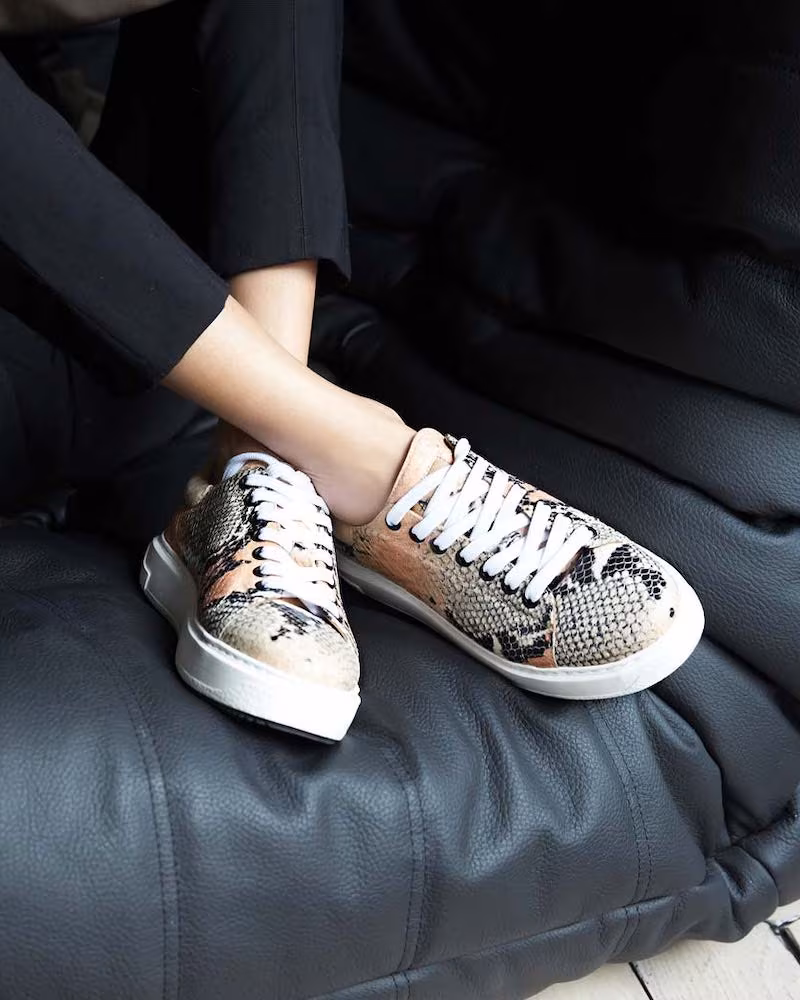 Aquatalia Oralee Tie-Dye Suede Tennis Sneakers