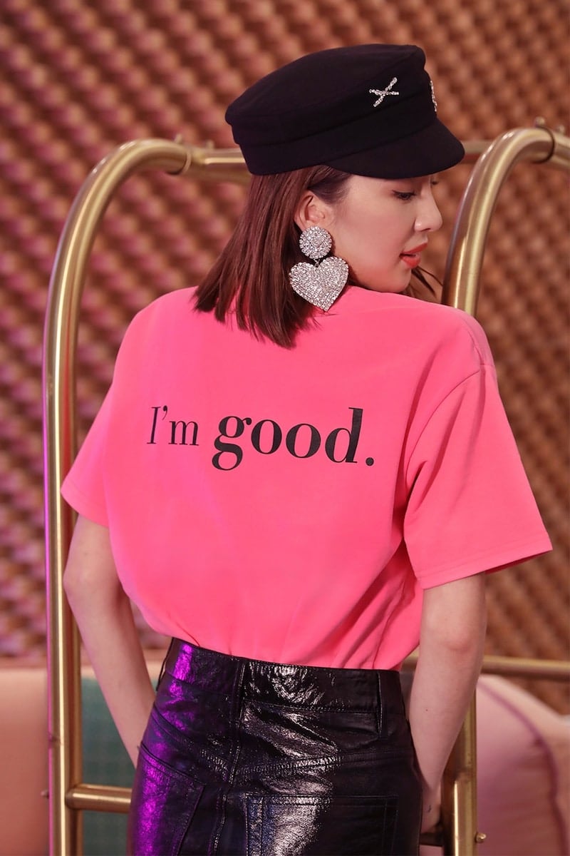 Irene Is Good Embroidered Jersey T-Shirt