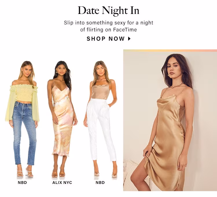 Date Night In: Slip into something sexy for a night of flirting on FaceTime - Shop Now