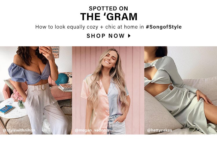 Spotted on the ‘gram: How to look equally cozy + chic at home in #SongofStyle - Shop Now