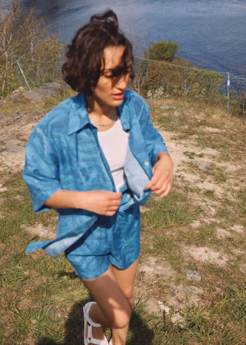 & Other Stories Boxy Button Up Shirt
