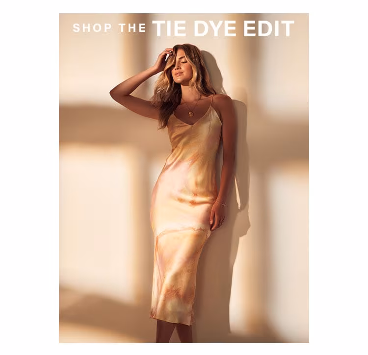 Tie Dye Forever: Give off all the positive vibes with this pretty, playful print we can’t get enough of - Shop the Edit