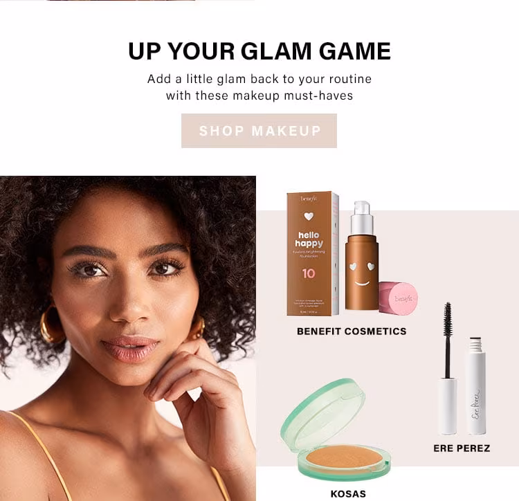 Up Your Glam Game. Add a little glam back to your routine with these makeup must-haves