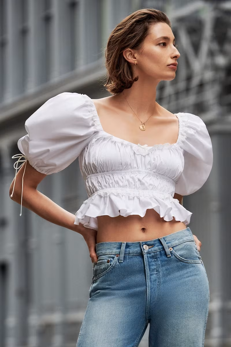 For Love & Lemons Jackson Crop Top