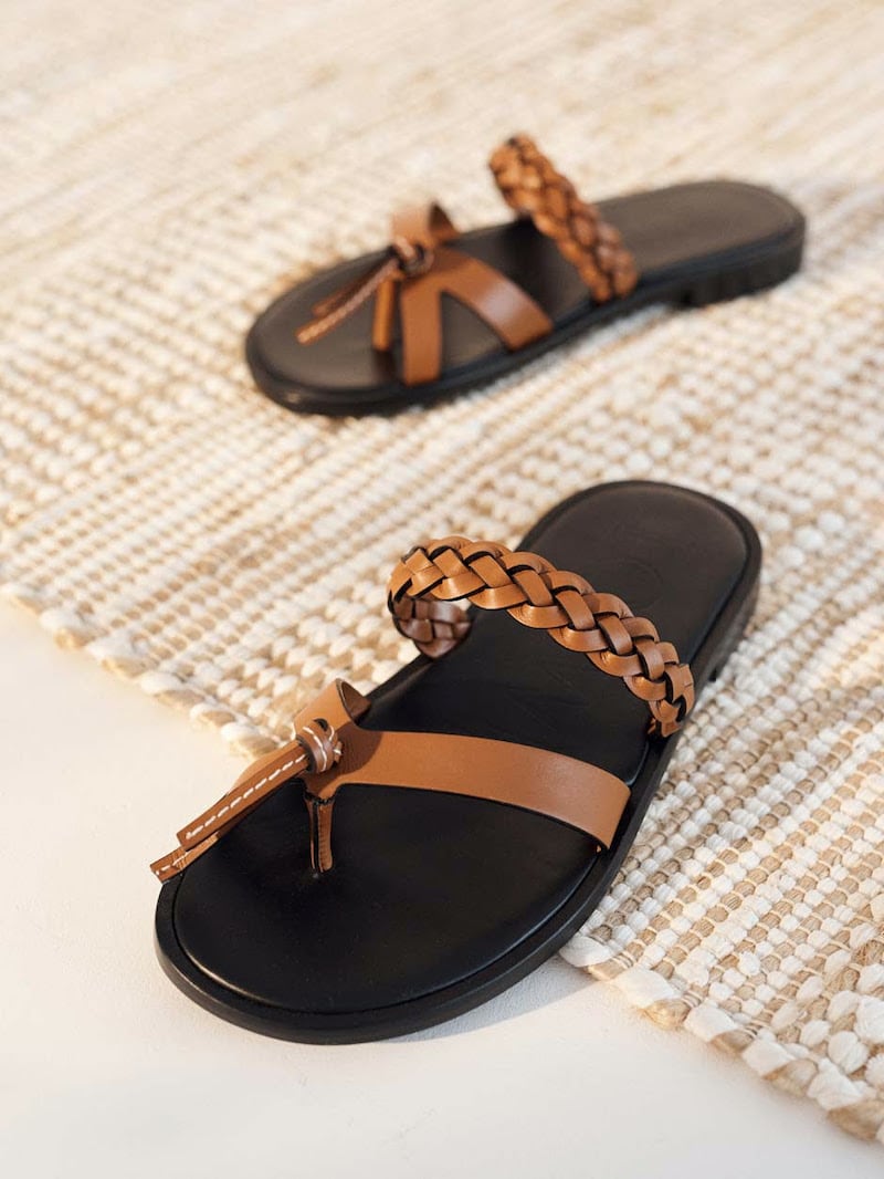 Loewe Paula's Ibiza Leather Sandals