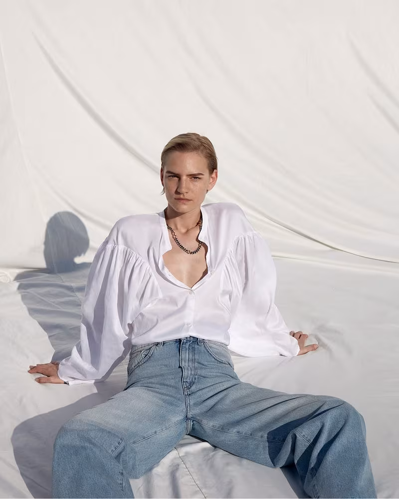Totême Flair High-Rise Wide-Leg Jeans