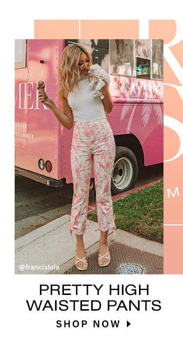 Pretty High Waisted Pants. Shop Now