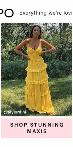 Insta Inspo. Everything we’re loving on IG & IRL. Shop Stunning Maxis