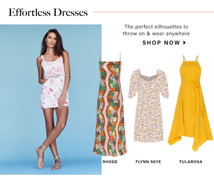 Effortless Dresses: The perfect silhouettes to throw on & wear anywhere - Shop Now