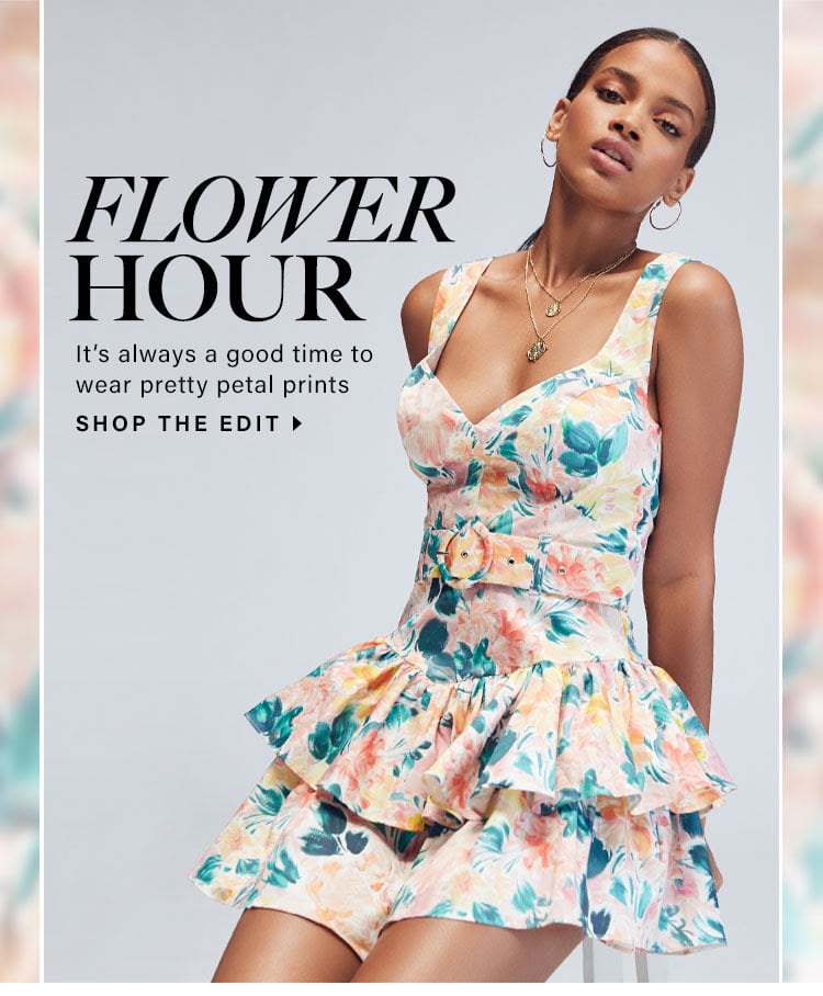 Flower Hour. It's always a good time to wear pretty petal prints. Shop the edit.