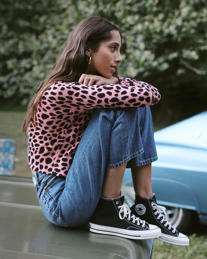 525 Cheetah Crop Cardigan 1