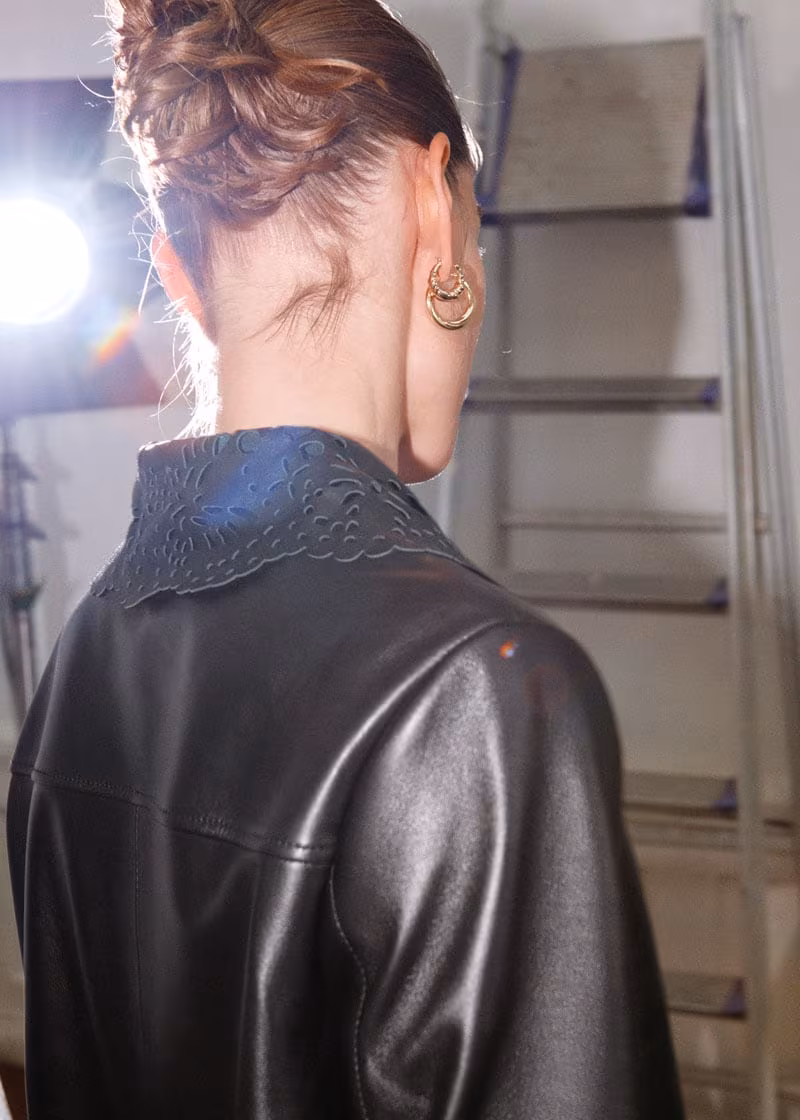 & Other Stories Chunky Braided Hoop Earrings