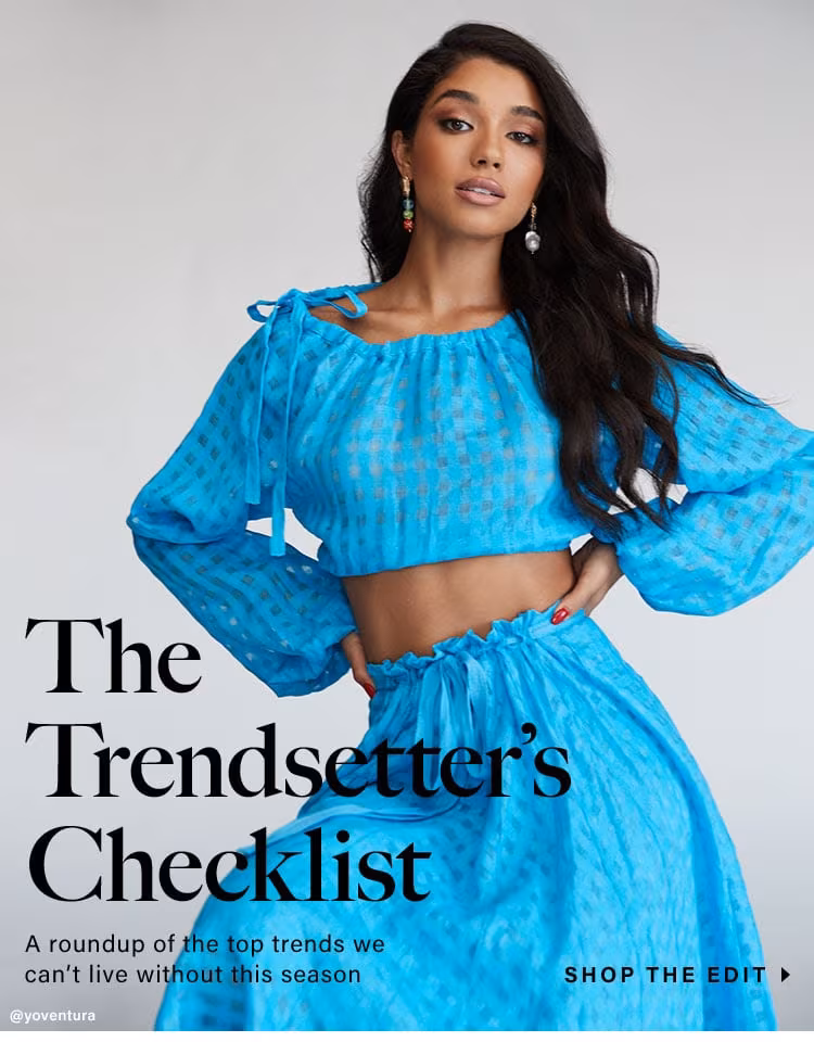 Trends To Try // The Trendsetter's Checklist Summer 2020