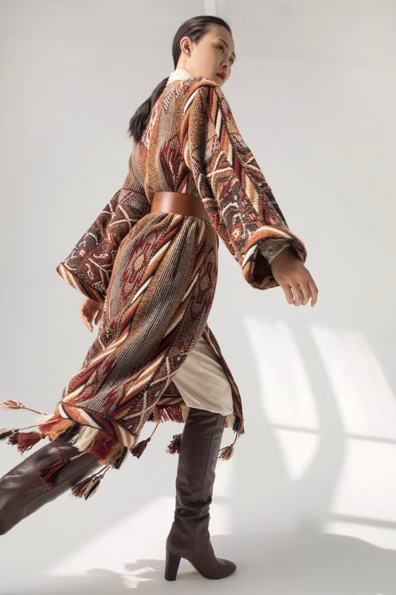 Exclusive to Mytheresa ETRO Wool-Blend Jacquard Coat