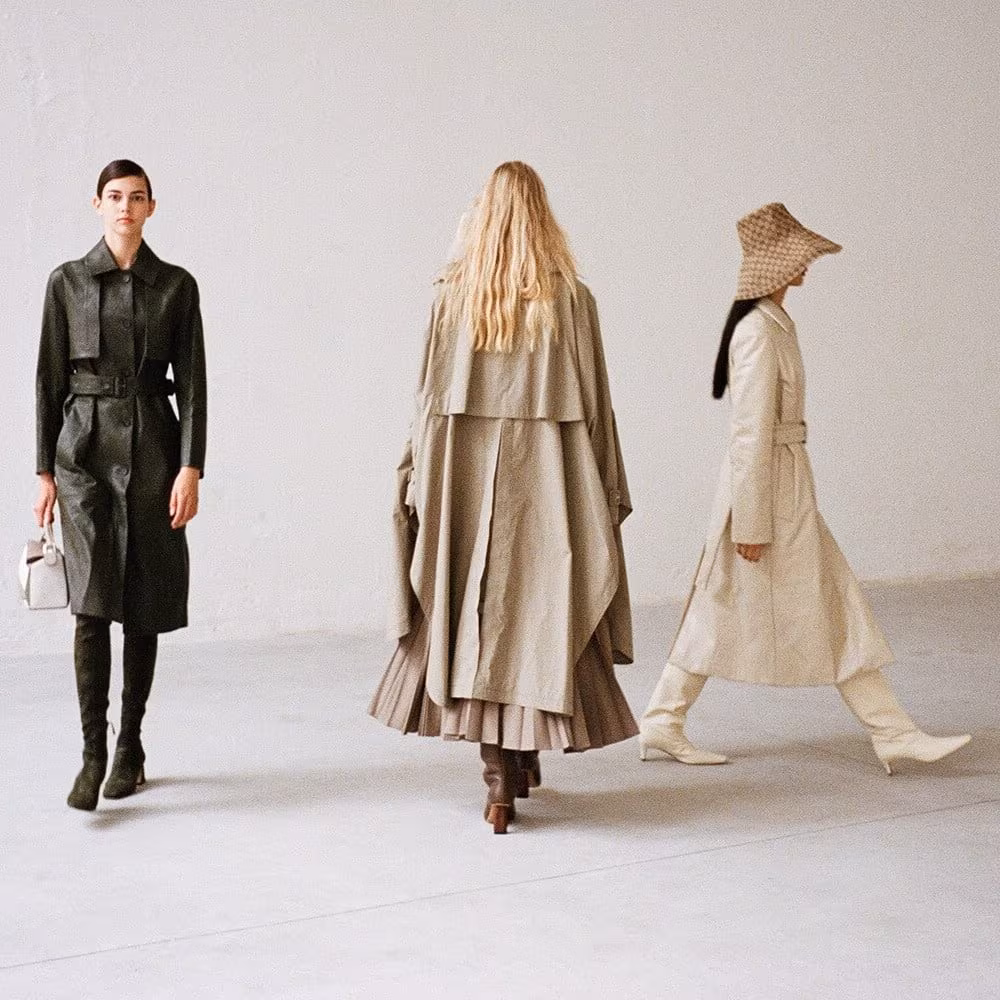 Stella McCartney Cotton Double Breast Trench Coat
