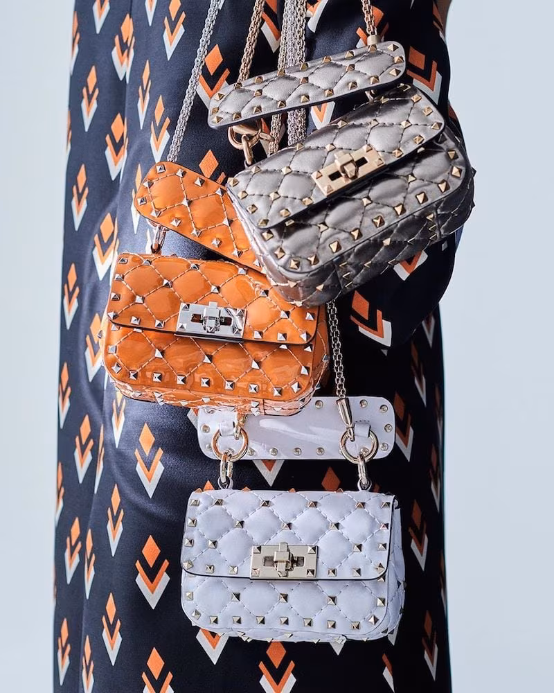 Valentino Garavani Rockstud Spike Micro Crossbody Bag