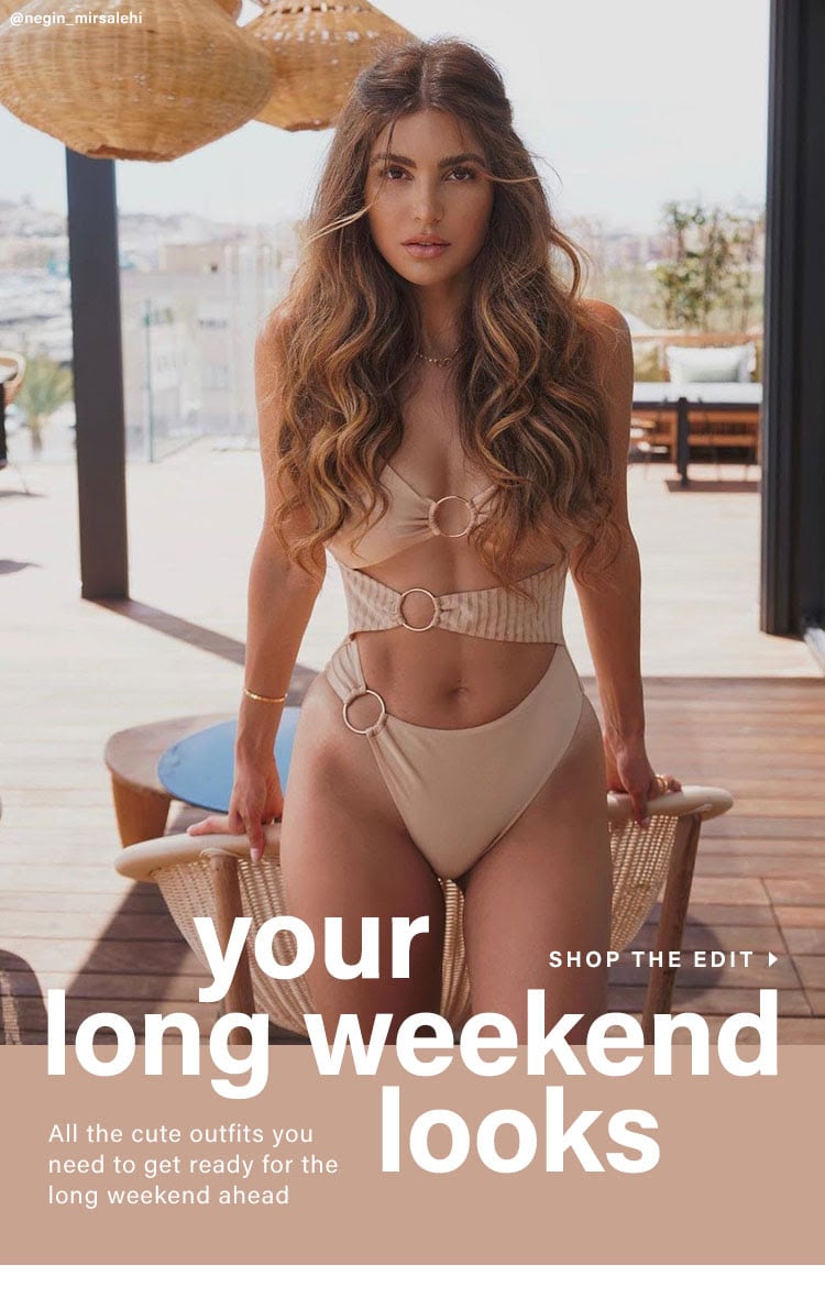 Editorial // Long Weekend Looks You Need Now