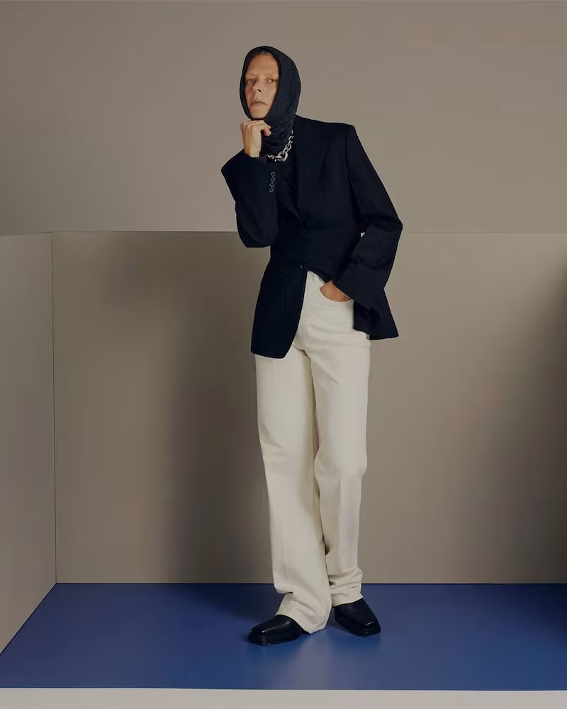 Acne Studios Peak-Lapel Wool-Blend Blazer