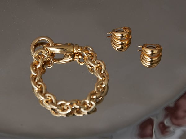 Laura Lombardi Cable Gold-Plated Bracelet