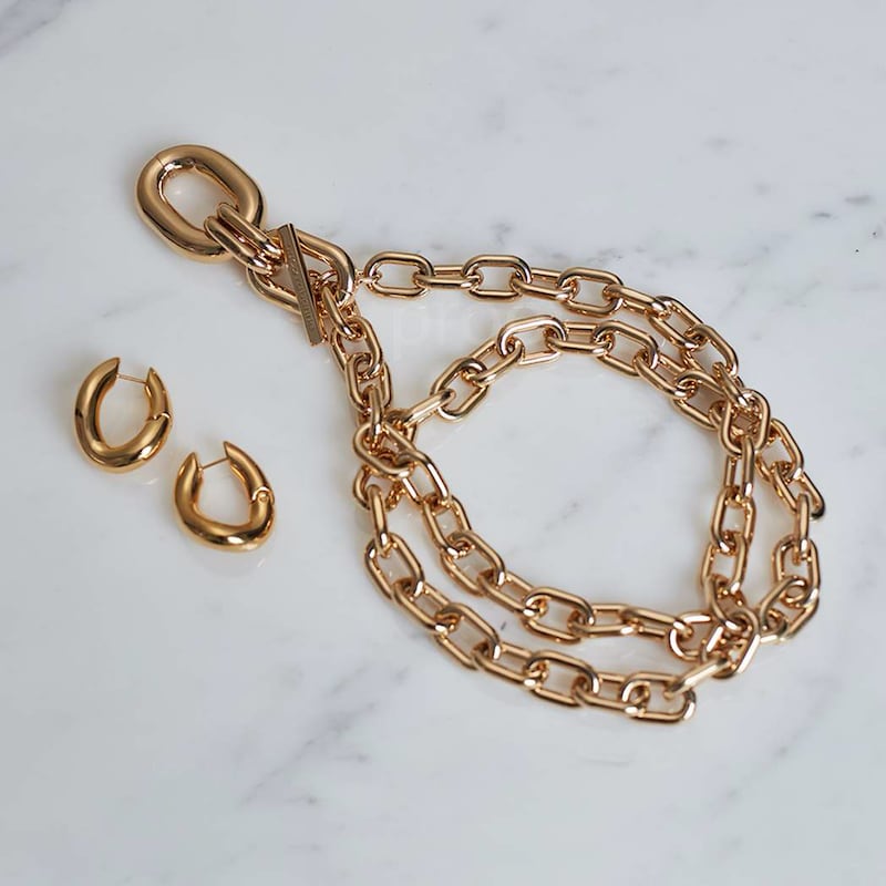 Paco Rabanne Xl Link Gold-Tone Necklace