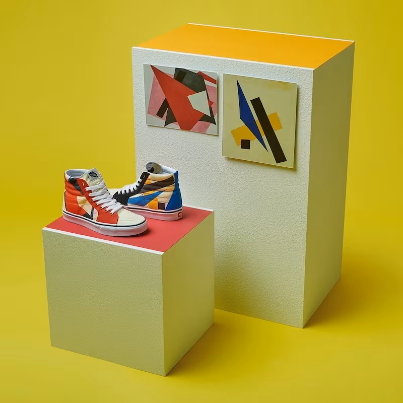Vans x MoMA Lyubov Popova SK8 High Sneakers