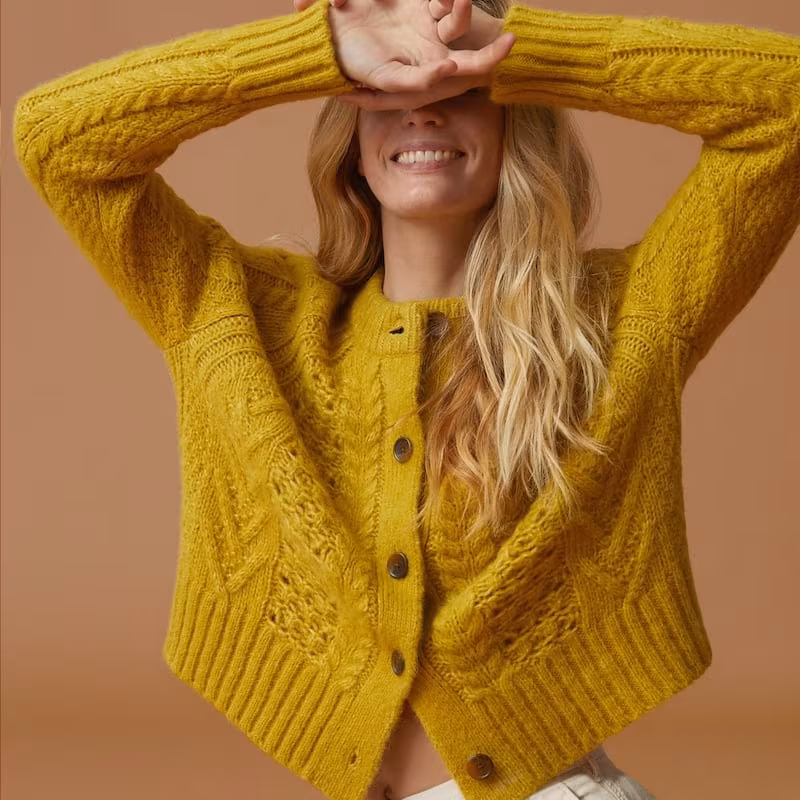 Everlane Cloud Cable Cardigan