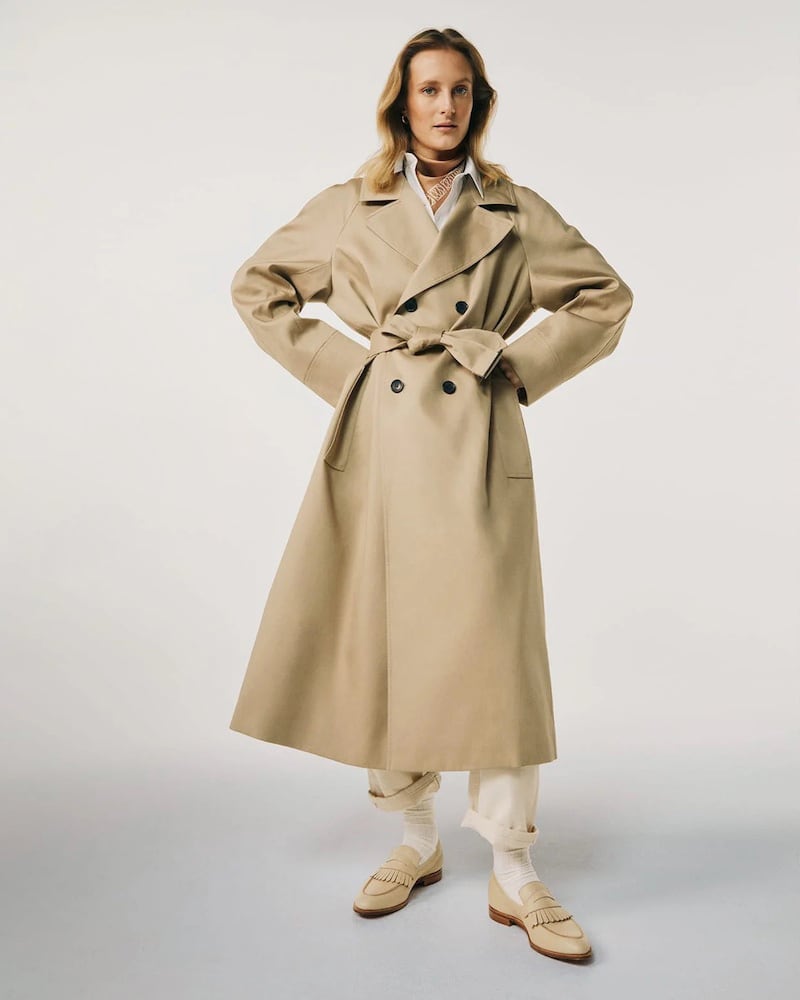 Connolly Belted Cotton-Gabardine Trench Coat