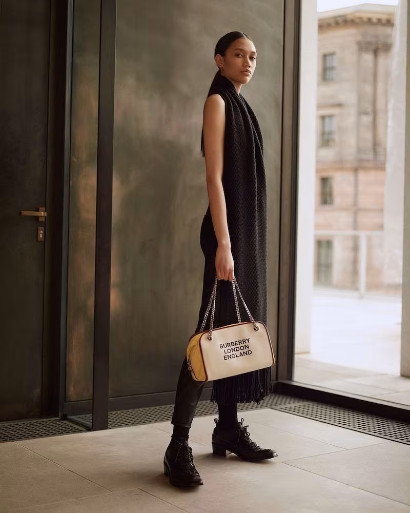 Mytheresa x Burberry Future Archive Wool and Cashmere Scarf