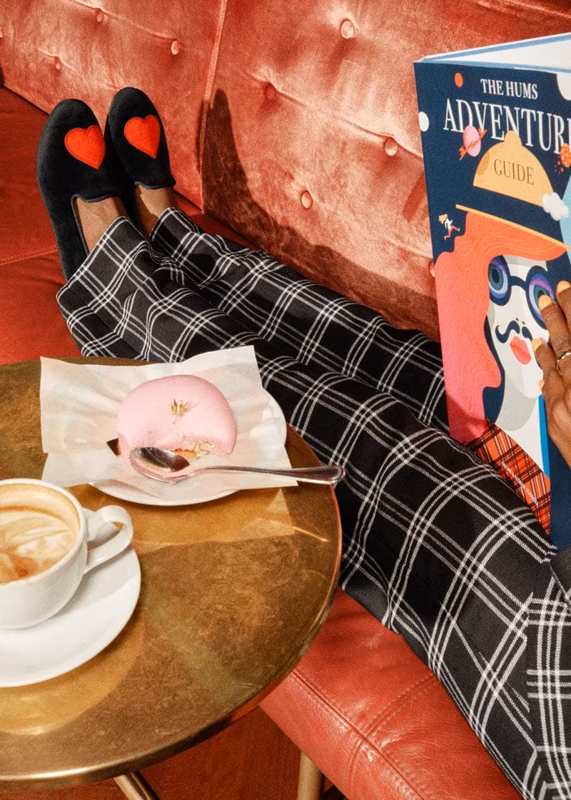 & Other Stories Red Heart Loafer Slippers