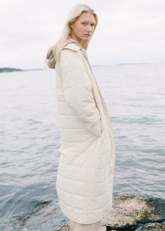 & Other Stories Relaxed Padded Puffer Coat