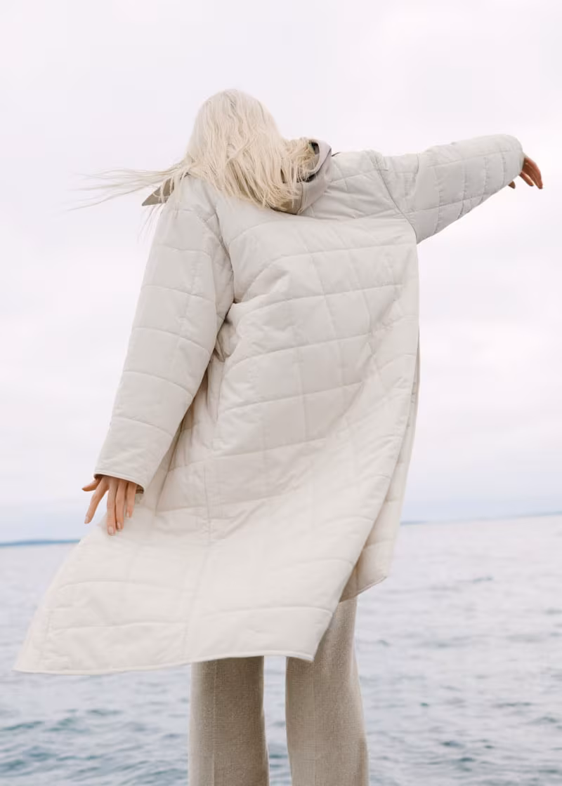 & Other Stories Relaxed Padded Puffer Coat
