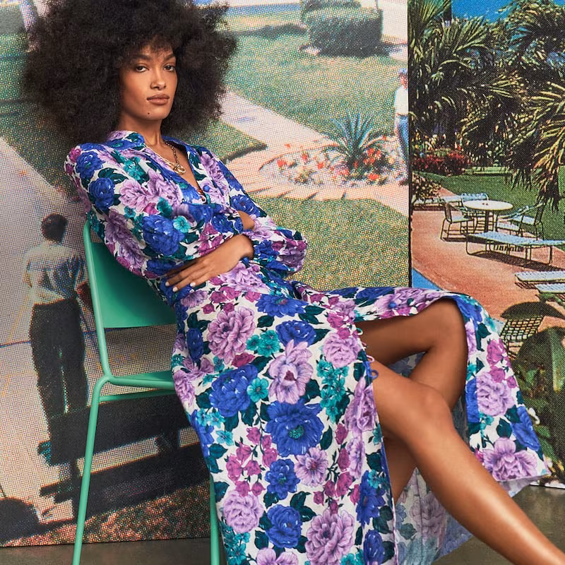Zimmermann Poppy Plunge Midi Dress 1