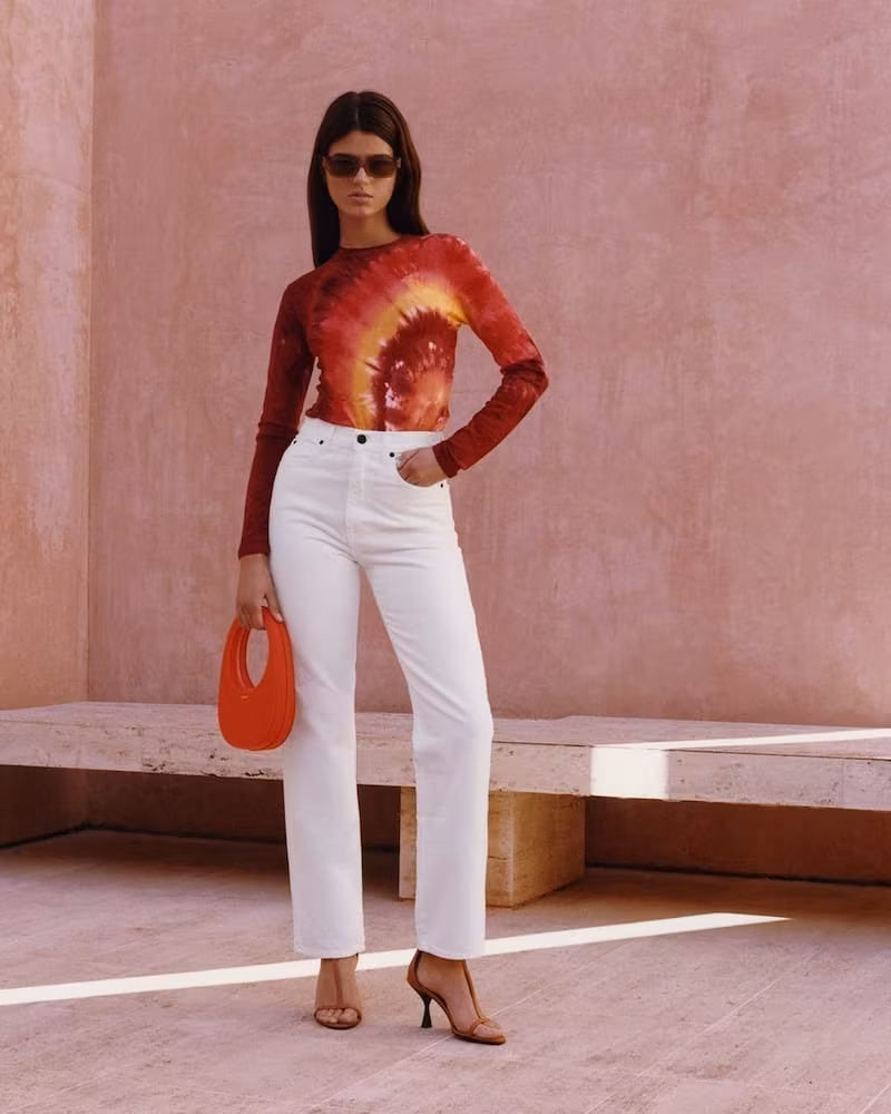 Gabriela Hearst Miller Tie Dye Cashmere Knit Sweater