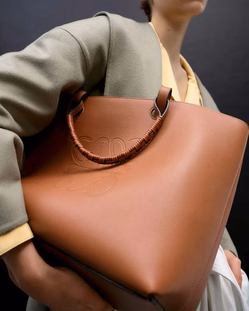 Loewe Anagram Small Leather Tote