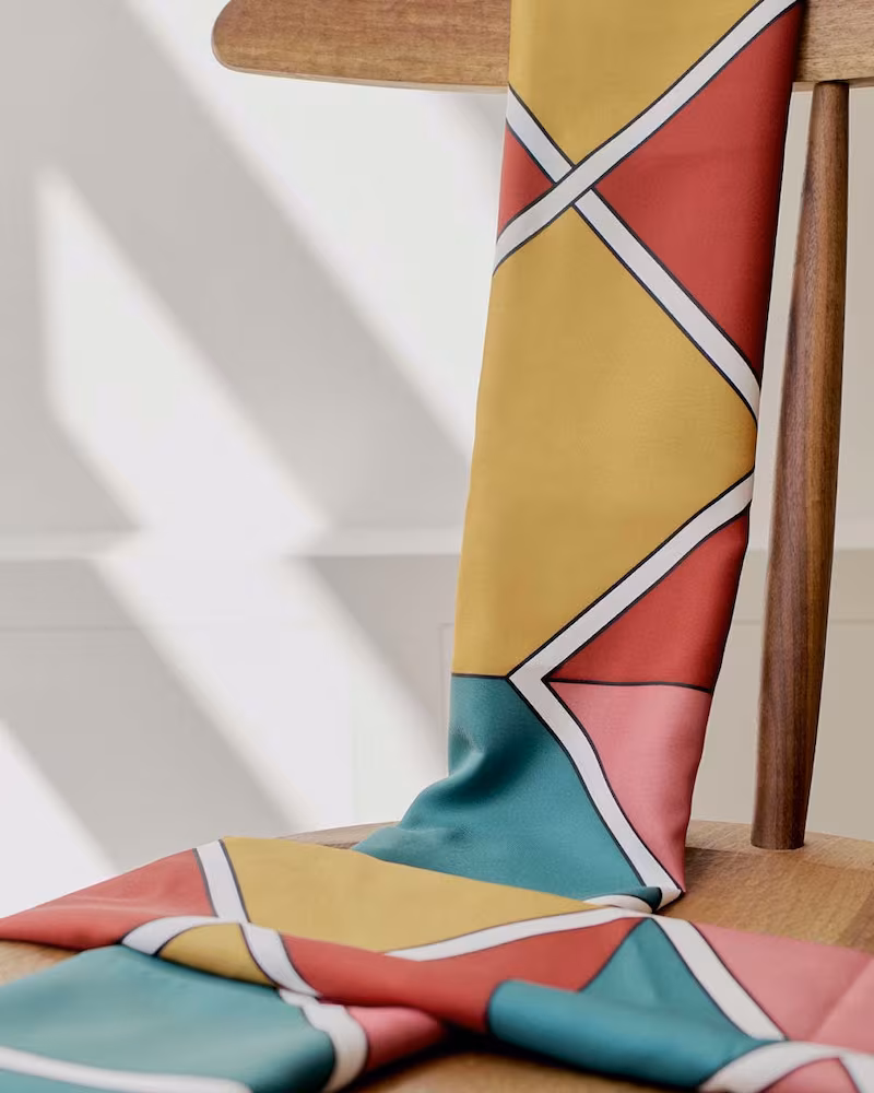 Loro Piana Taumascopio Silk Scarf