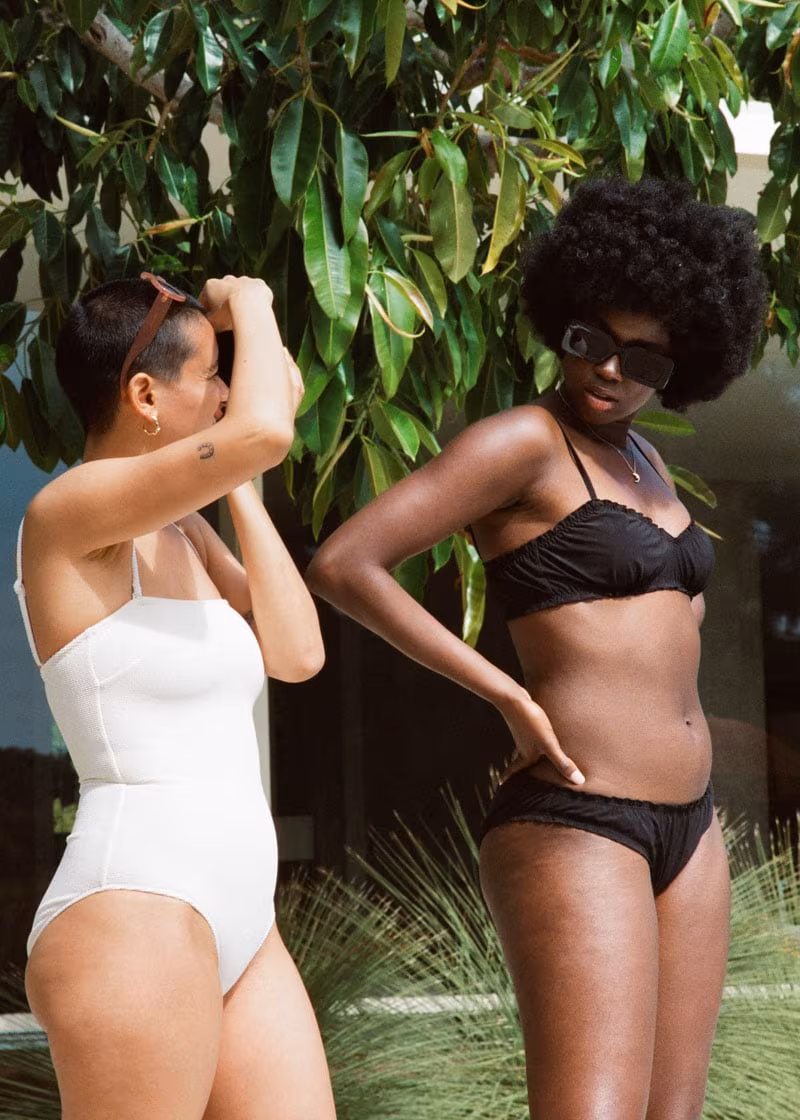 & Other Stories Ruffle Trim Bikini Bra