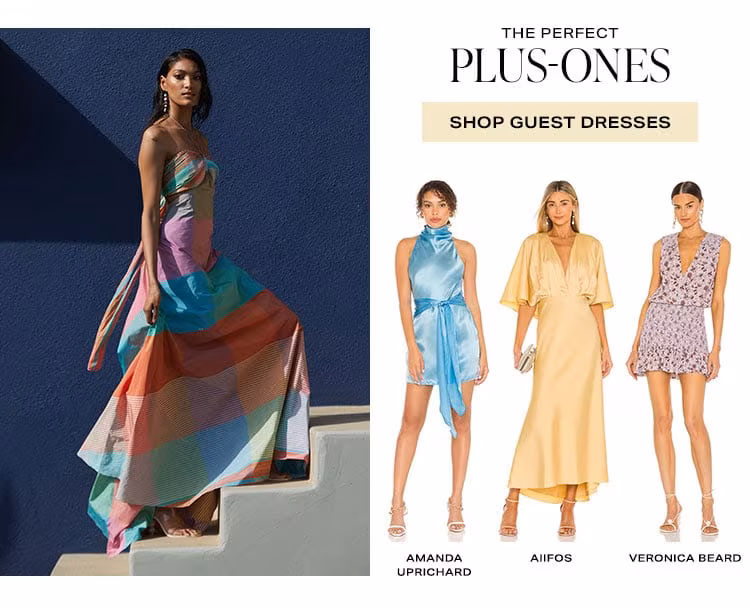 The Perfect Plus-Ones. Shop guest dresses.