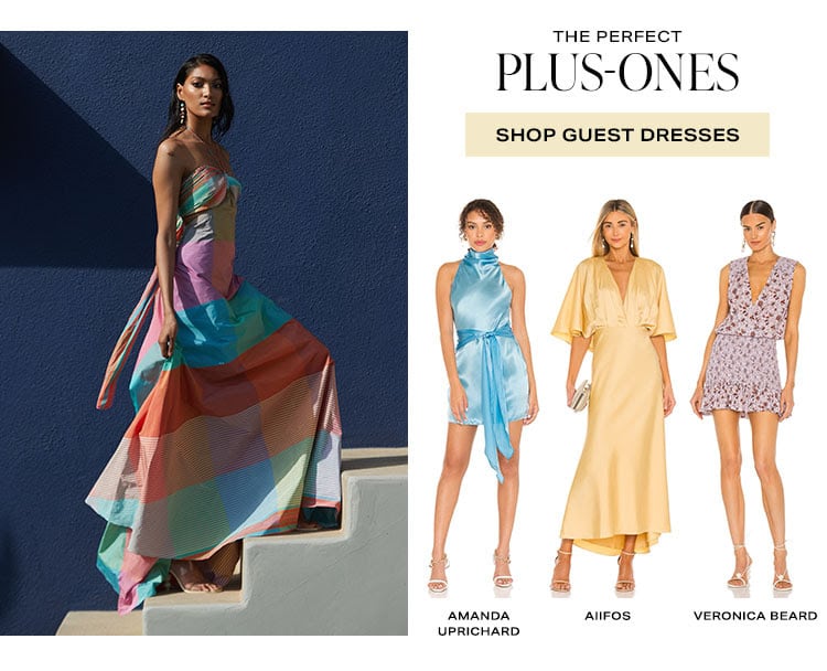 The Perfect Plus-Ones. Shop guest dresses.