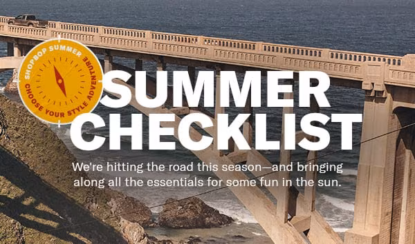 The summer checklist is here