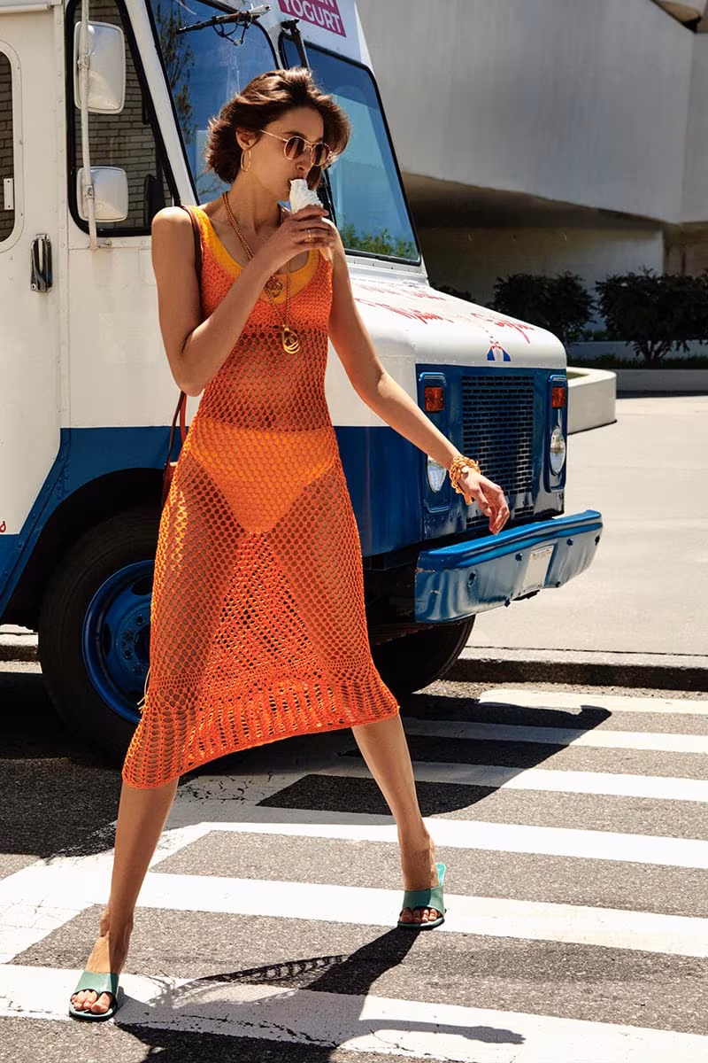 Cult Gaia Silena Crochet Dress
