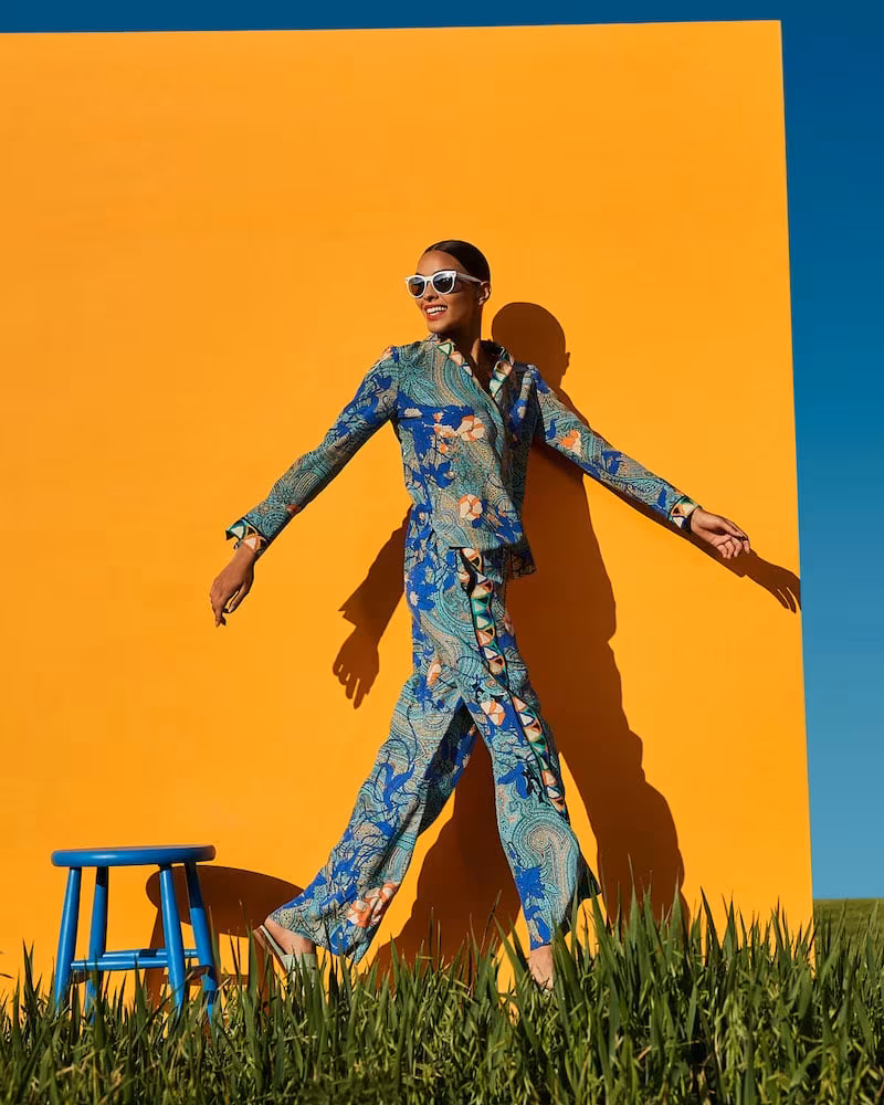 Kobi Halperin Corey Printed Silk Blouse