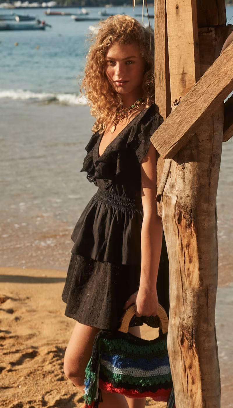 Playa Lucila Ruffle Mini Dress
