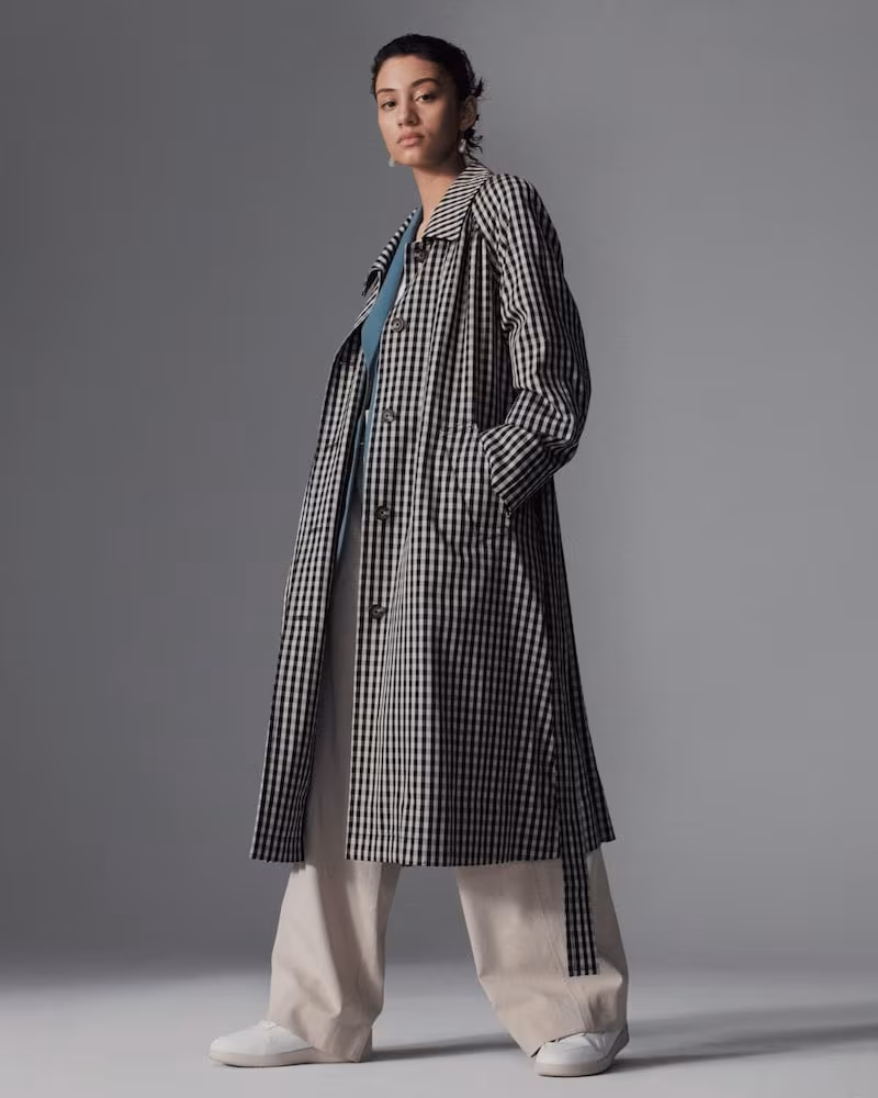 Everlane Gathered Drape Trench